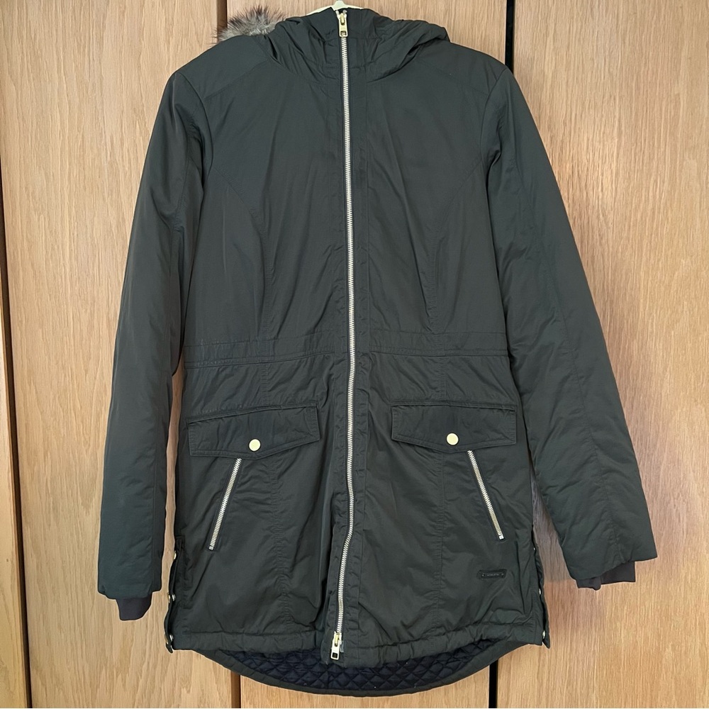 Athleta green parka